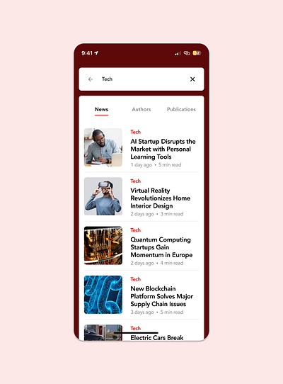 Newsfeed dailyui