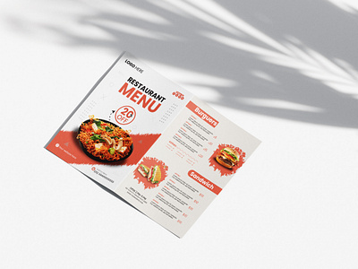 Restaurant Food Menu Design branding design food graphic design illustration menu modern reataurant vector