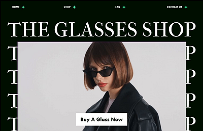 E-commerce Website - Hero Section design ecommerce figma glass hero design hero section website