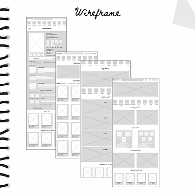 Wireframe for Men's Wear eCommerce Experience design digital apparel ecommece ecommerce design ecommerce wireframe desing ecommerce wireframing men fashion men wear website minimalist design product design prototype responsive design shopping experience ui ui design ux ux design wireframe wireframing