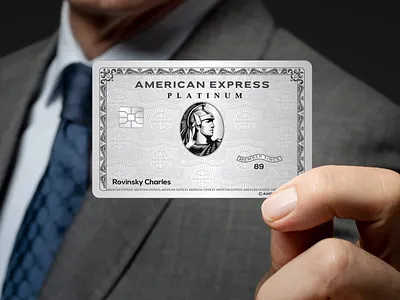 Modern Platinum American Express (AMEX) card design american american express amex amex card business card credit card crypto card debit card express master card modern platinum card visa card