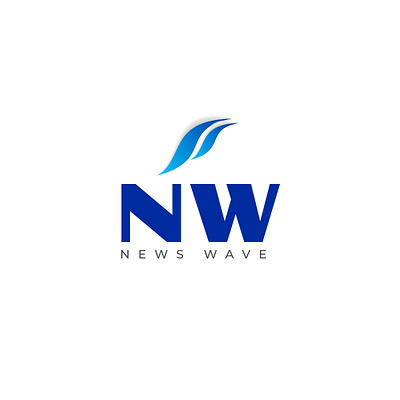 Logo Design - News Wave artwork branding colorcombinations design dribbble dribbbledesign figma figmadesign graphic design graphicdesign graphicdesigner illustration logo logodesign news newswave ui uiuxdesign ux vector