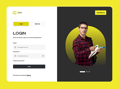 The Guide Guru Sign up | Welldux | UI UX Design dashboard figma sign in sign in web page sign in web ui webapp website
