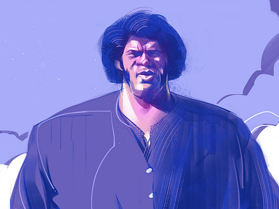 Andre the Giant – Digital Portrait illustration