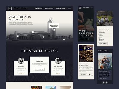 Overland Park Convention Center - Web Design ballroom call to action conference conference website convention convention center convention web design event planner event space event website exhibition center opcc overland park overland park convention center plum responsive website venue website web design website design wedding venue