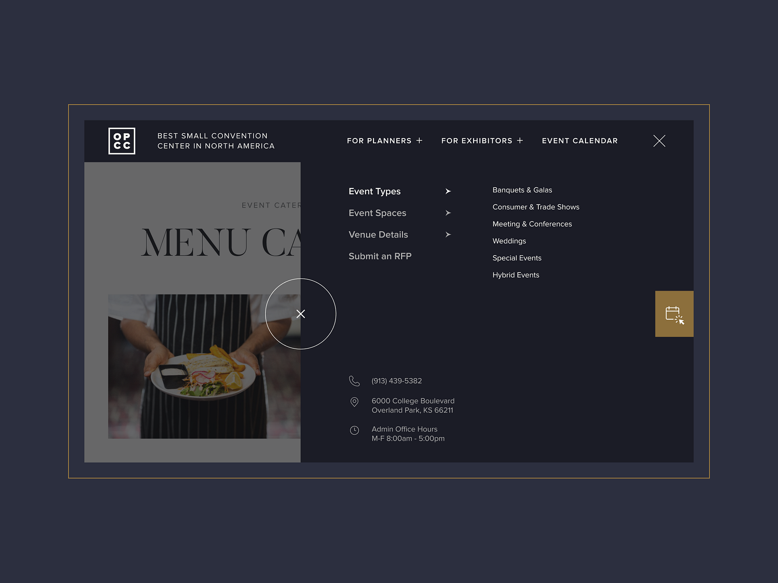 Overland Park Convention Center - Web Design by Lifted Logic on Dribbble