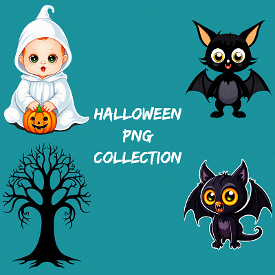 Boo-tiful Design: 30 Handcrafted Halloween PNG Assets animation branding collection design graphic design illustration motion graphics