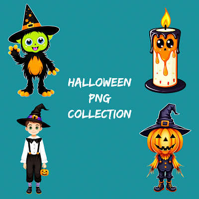 Halloween Magic - A Collection of PNG animation branding collection design graphic design illustration logo motion graphics