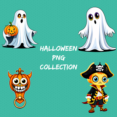 Free Halloween PNG Icons & Illustrations branding collection design graphic design horror illustration vector