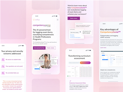 landing page mobile UI app concept app design brand website branding data analytics design system edtech education software institution data landing page mobile concept mobile interface mobile ios mobile ui mobile version product marketing