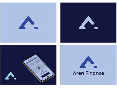 Aren Finance app branding finance fintech graphic design logo ui
