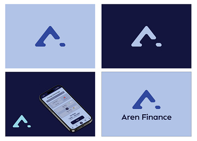 Aren Finance app branding finance fintech graphic design logo ui