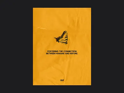 Brand Poster Design for Virginia Nature Institute brand identity branding butterfly outdoors poster poster design presentation design