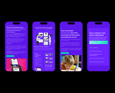 Edukkare // Landing Page figma landing page mobile first ui design uiux web design website