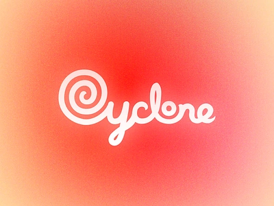 Cyclone ai branding color cyclone design graphic design icon illustration logo peach ui