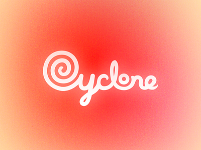 Cyclone ai branding color cyclone design graphic design icon illustration logo peach ui