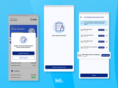 Stock Opname Design android branding clean design confirmation design design designui empty state homepage illustration list design list stock logo mobile app design stock design stock opname stock opname design success design ui ui inspiration uidesign