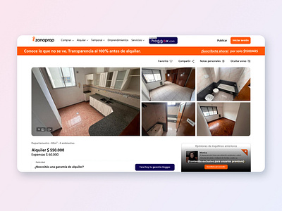 Zonaprop - Real Estate Website graphic design service design club ui ui camp ui camp w24 webpage