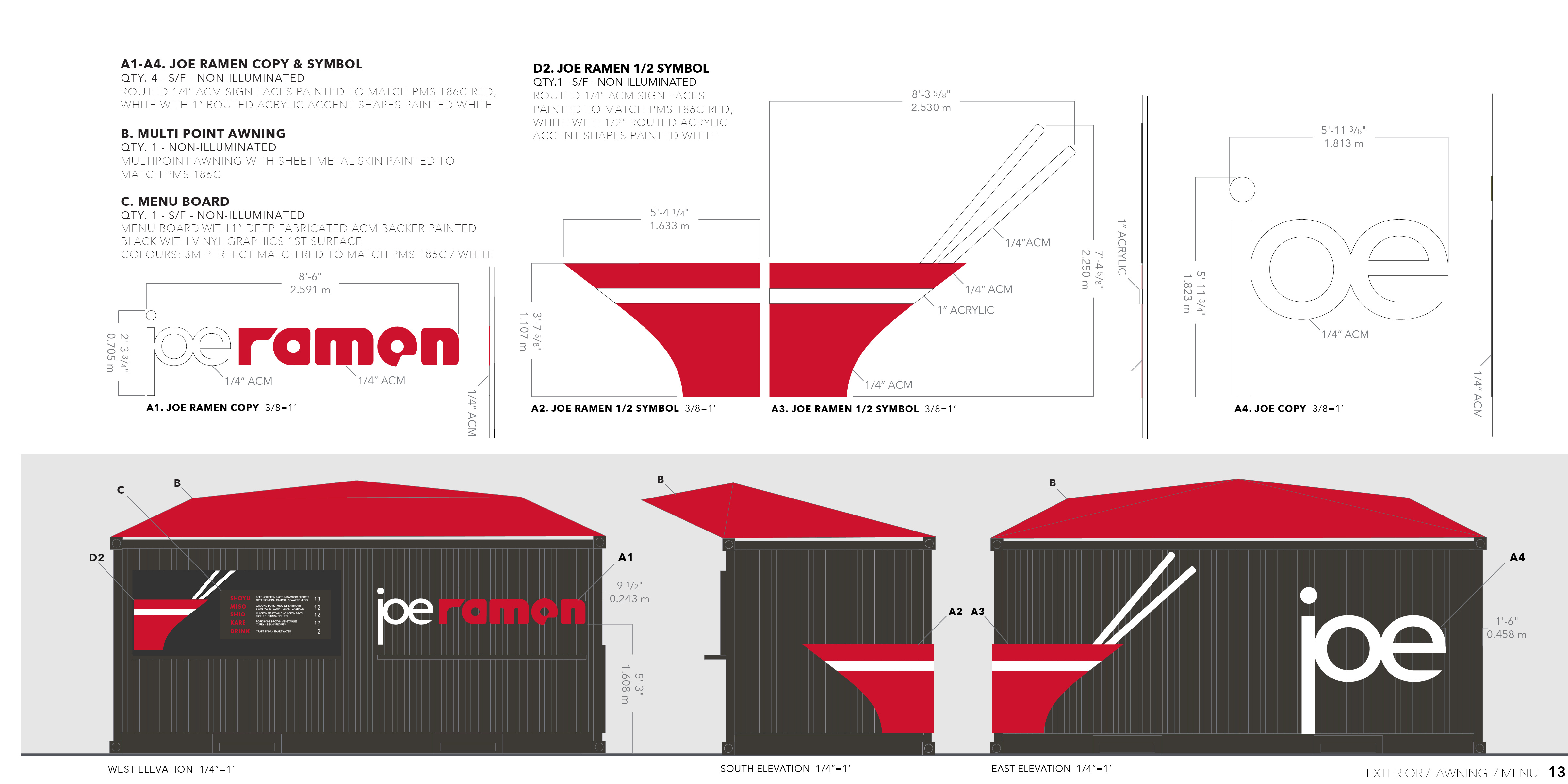 Example of Signage Design 3 Concepts
