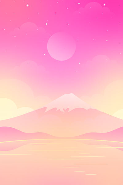 Piano Rhythm Tiles: Background - Fuji background fuji game game background illustration japan landscape magic tiles music music game music tiles piano piano game piano tiles theme