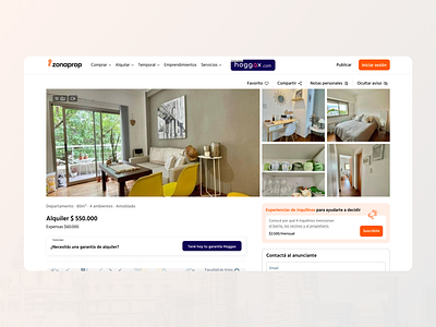 Zonaprop reviews inquilinos service design club