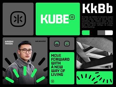 Kube : Architecture Agency - Visual Identity animation architecture brand brand designer branding clean design design digital agency graphic design icon icon design logo logo design logotype modern motion graphics social media typography visual branding visual identity