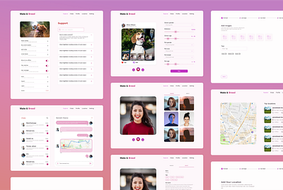 Pet Lover Dating Website app ui chatting dating dating explore dating ui dating website find pet messageing pawsandlove pet dating pet lover pet media pet social pet ui petconnection petloveconnection petloversdating petmate purrfectmatch uiux