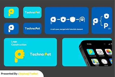 TechnoPet, Veterinary Care App Logo Concept brand brand design brand identity branding graphic design logo logo design