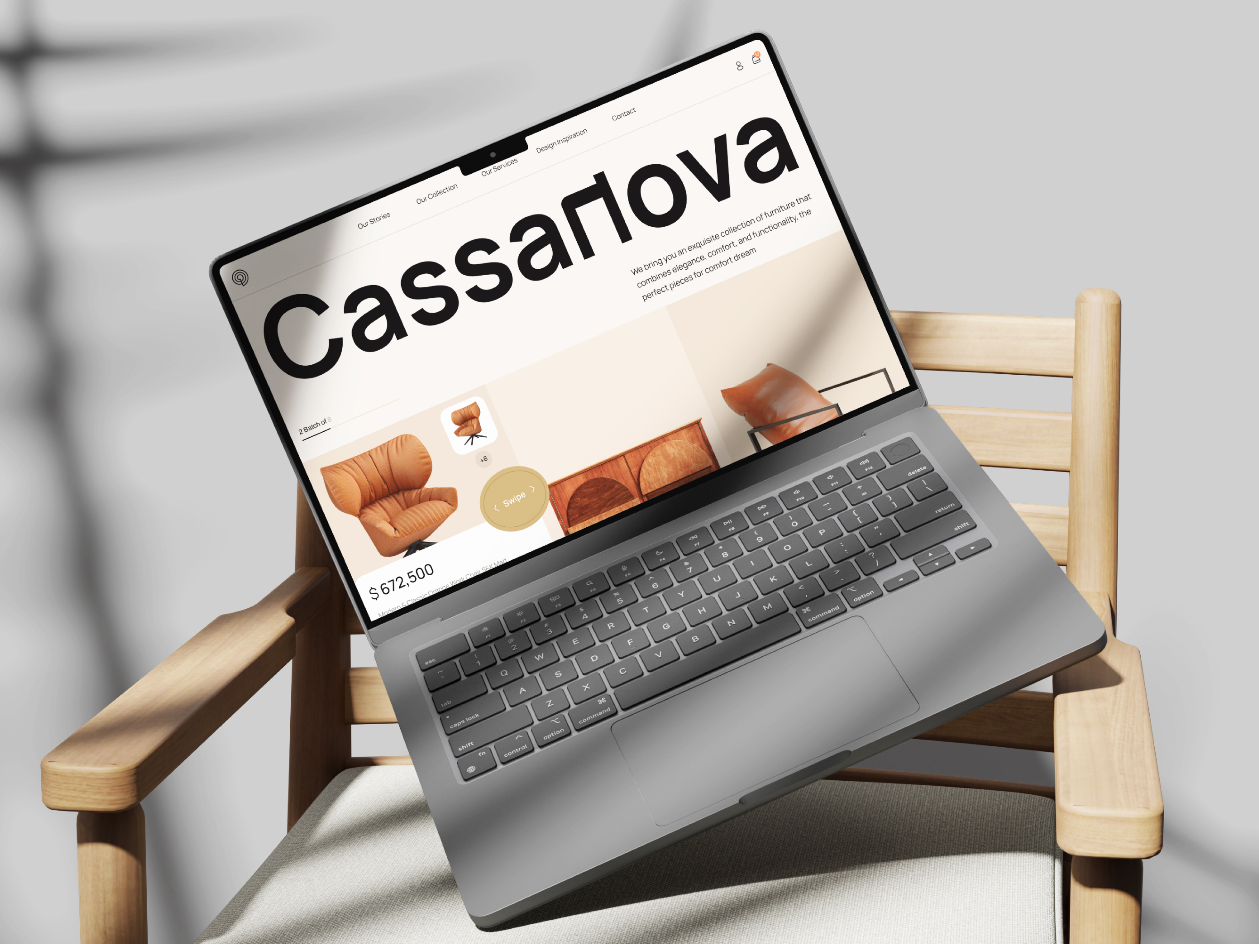 Example of Web Design + Low Code Development