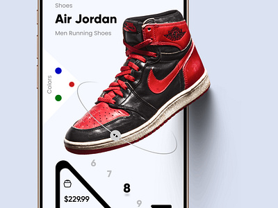 Nike App UI Design app design design figma figma design ui ux website design