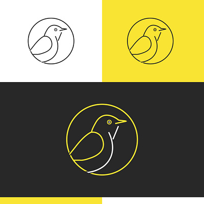 Minimalist bird logo design 3d animation branding graphic illustration logo motion graphics ui vector