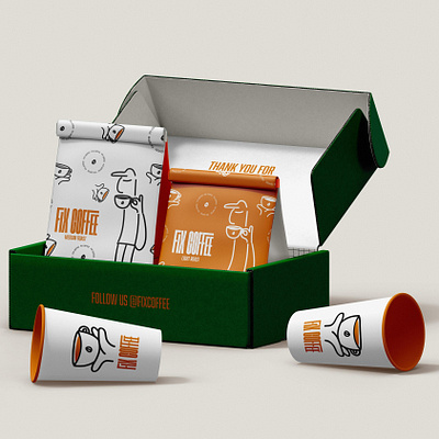 Fix Coffee - Packaging branding graphic design packaging design