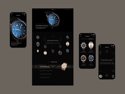 Luxury watch website mobile experience design branding ecommerceux luxurydesign luxuryecommerce luxurywatches mobileexperience mobilefirst mobilefriendly mobileuserexperience mobileux modernwebdesign onlineshoppingexperience productexperience responsivewebdesign responsivewebsite seamlessdesign watchshopping webdesignagency webdesigninspiration