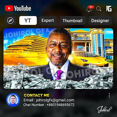 Thumbnail Designer creativedesigner johirulgfx johirulhere thumbnail thumbnaildesigner