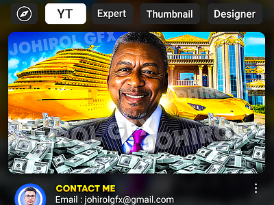 Thumbnail Designer creativedesigner johirulgfx johirulhere thumbnail thumbnaildesigner