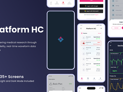 Platform HC App Design branding graphic design ui