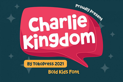 Charlie Kingdom – Kids font branding children design display font font gaming kids font poster youtube