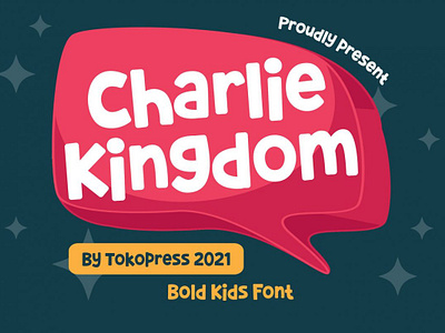 Charlie Kingdom – Kids font branding children design display font font gaming kids font poster youtube