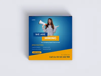 WE ARE HIRING! Facebook and Instagram Editable post templates. facebook instagram instagram banner instagram post instagram stories instagram story story template