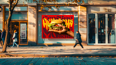 Crafting Delicious Moments - The Burger Bar abdur rafay billboard design brand design brand design kit branding burger bar burger poster burger poster design crafting delicious moments design graphic design mockup design moments design new burgers new design new trend