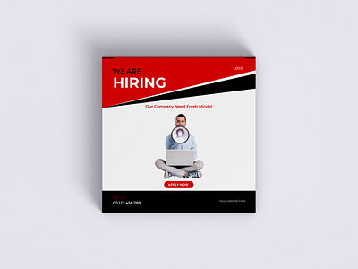 WE ARE HIRING! Facebook and Instagram Editable post templates. ad design instagram instagram banner instagram post instagram stories social media design