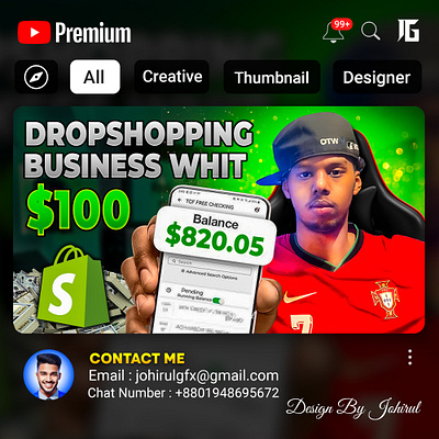 business thumbnail graphic design