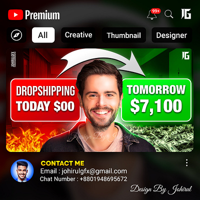 thumbnail design graphic design