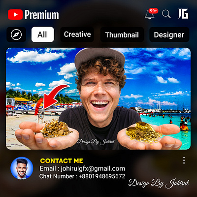 thumbnail Design graphic design