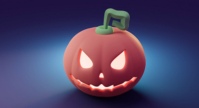 3D Lattern pumpkin 3d