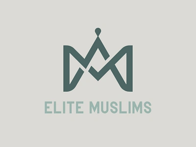 Elite Muslim Crown Logo (شعار لوجو لوقو عربي مسلم خط عربي) arabic arabic art arabic calligraphy arabic lettering arabic logo arabic logos arabic logotype arabic quotes arabic typography arabic writing calligraphy islamic art islamic calligraphy islamic canvas islamic logo islamic quotes islamic wall art logo arabic logo muslim muslim art