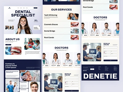 Floss & Care Dental Wellness Home page app design dashboard design dental clinic dental website dentist design figma app design figma design figma website design healthcare website medical design modern ui sanjidasmrity systeme.io techwitpro ui uiux ux design website template website ui ux website ui ux design