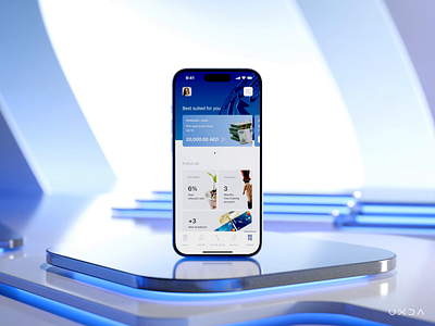 Emirates NBD Banking App That Fits Users' Lifestyle in Dubai banking cx dubai finance financial fintech less is more online banking premium product design retail banking uae ui user experience user interface ux wealth management