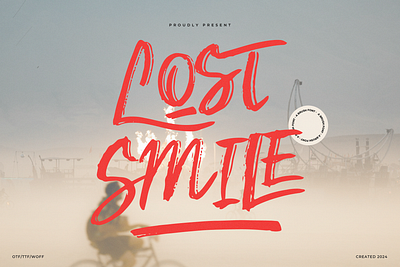 Lost Smile | Brush Font handmade