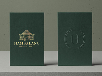 Hambalang: Logo Design brand identity branding classic design flower geometric graphic design horse hotel house line lineart logo monogram monoline